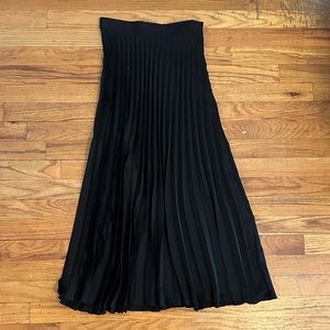 Zara pleated midi skirt